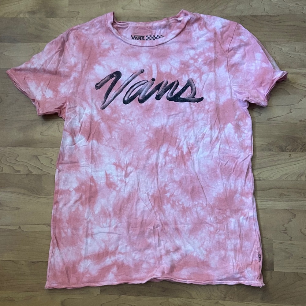 Vans pink tie-dye T-shirt